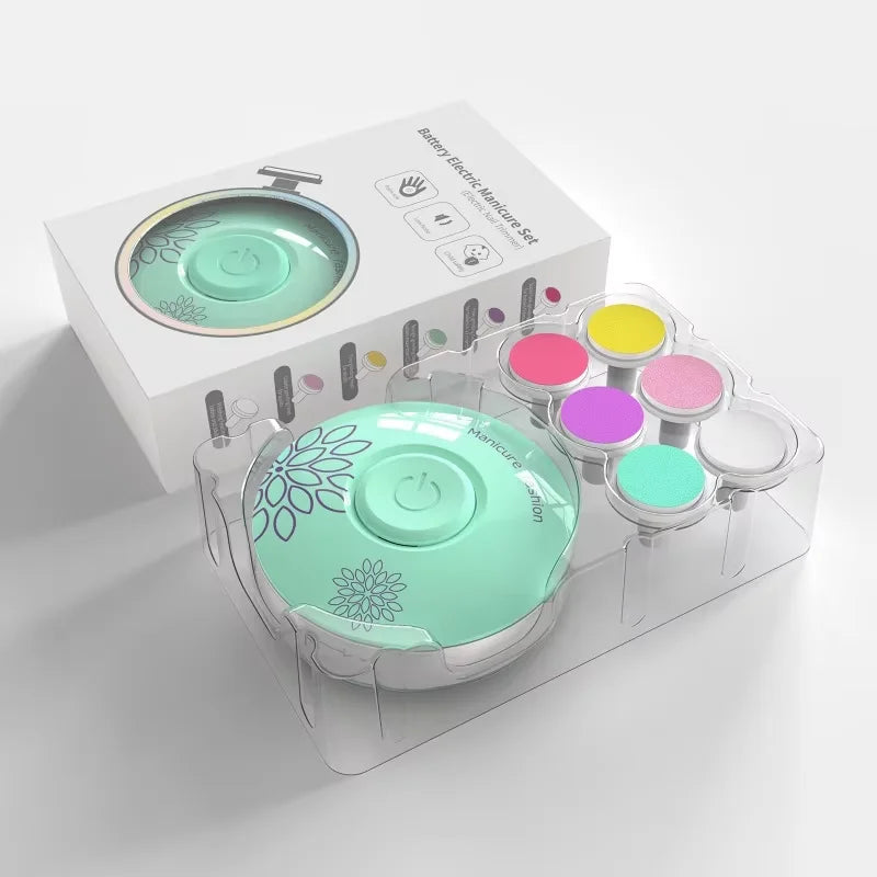 Electric Nail Trimmer and Polisher Kit for Babies - Manicure Set for Newborn Care