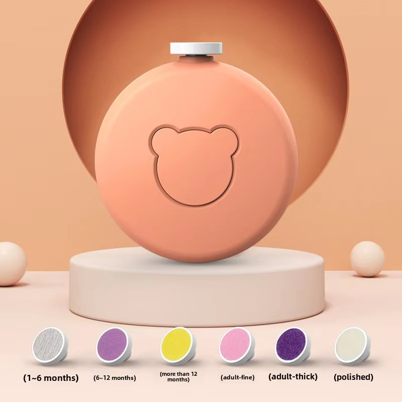 Electric Nail Trimmer and Polisher Kit for Babies - Manicure Set for Newborn Care