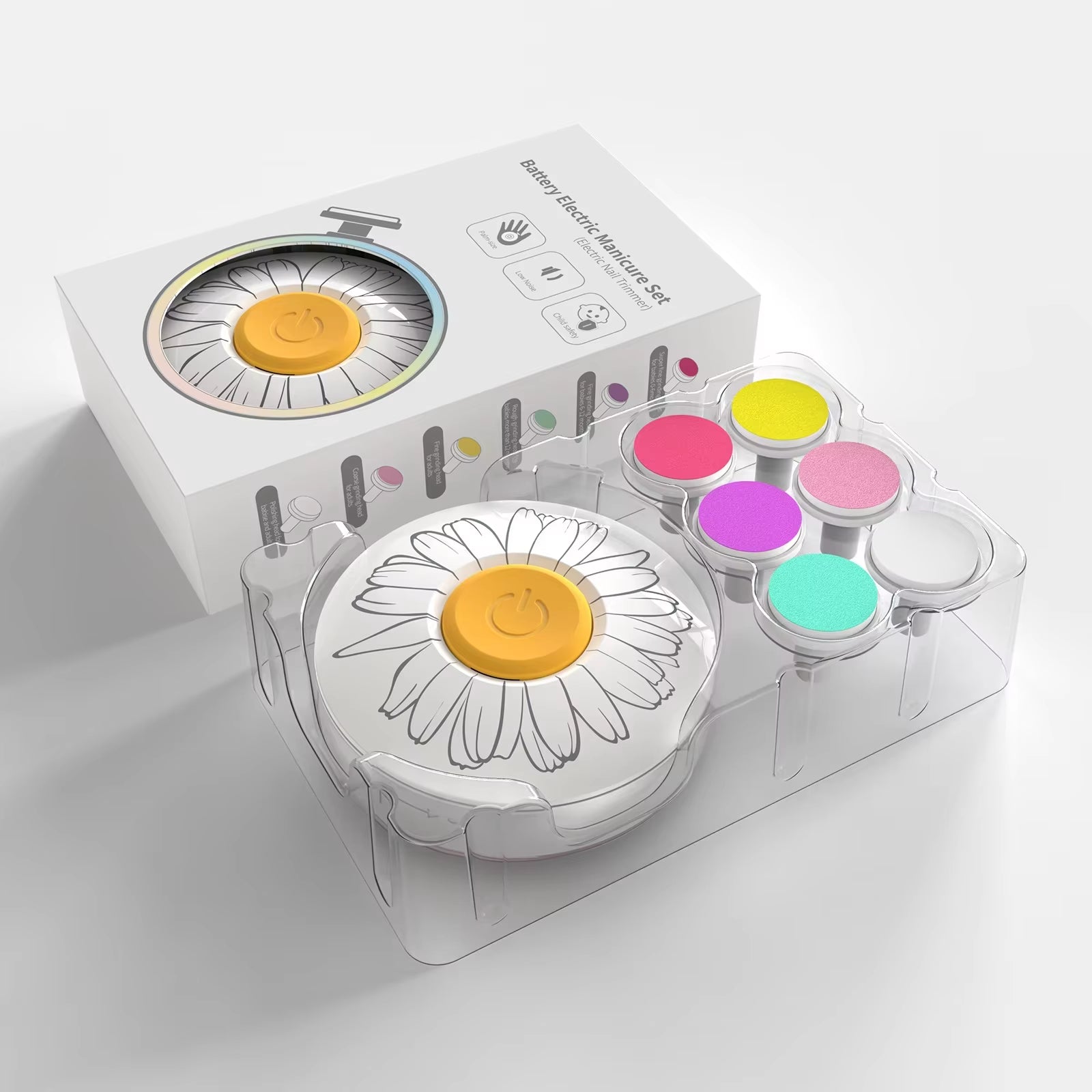 Electric Nail Trimmer and Polisher Kit for Babies - Manicure Set for Newborn Care