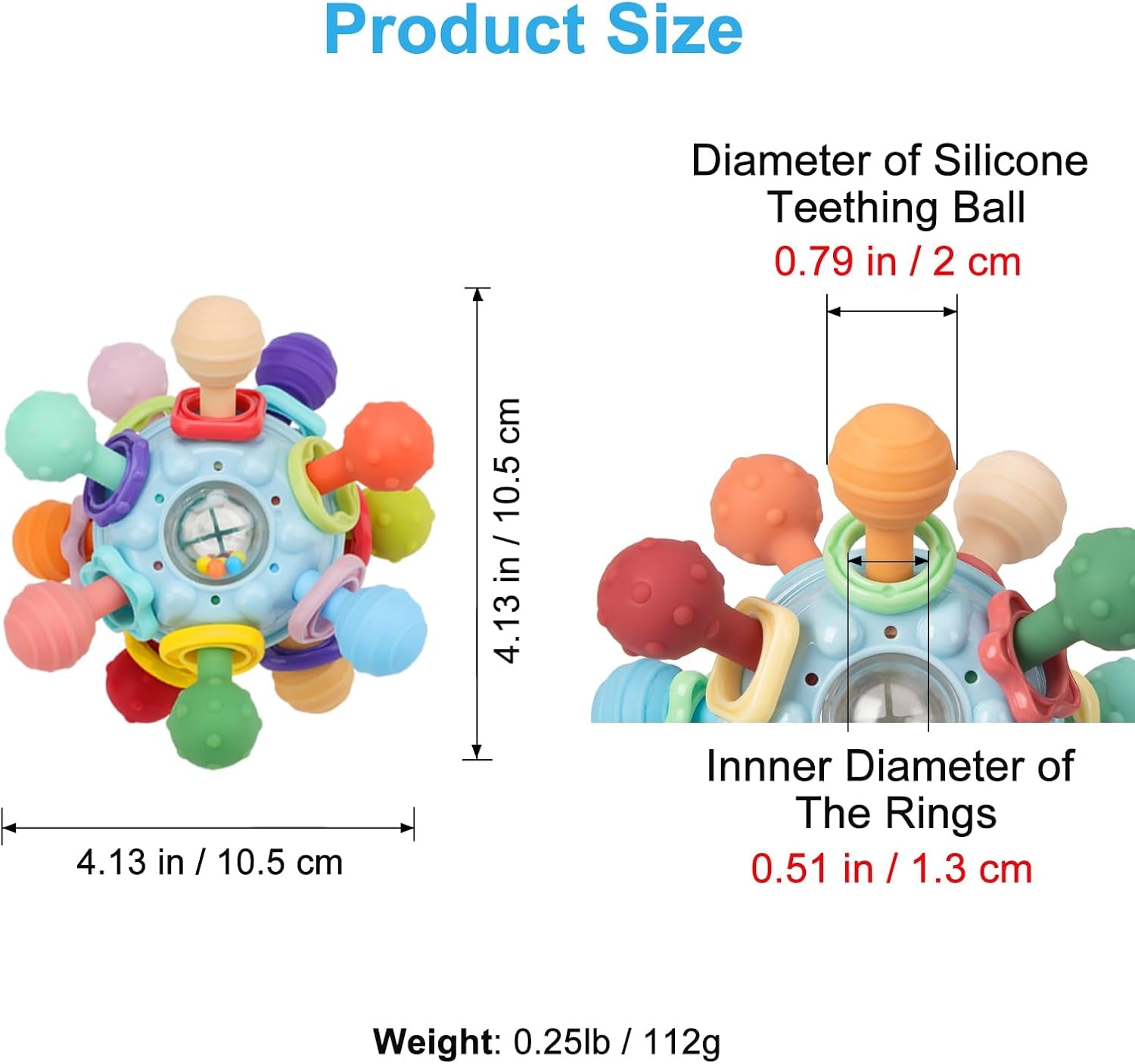 Montessori-Inspired Sensory and Teething Toys for Infants and Toddlers Aged 0-2 Years, Ideal Developmental Gifts for Boys and Girls