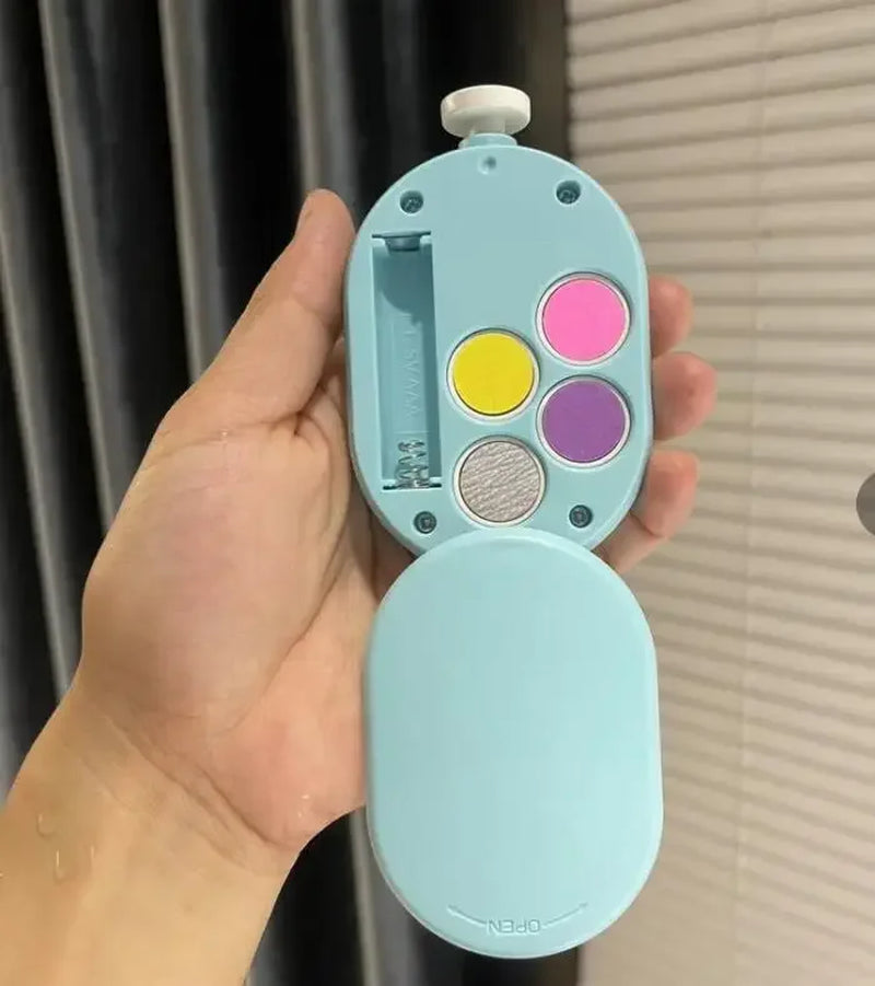 Electric Nail Trimmer and Polisher Kit for Babies - Manicure Set for Newborn Care