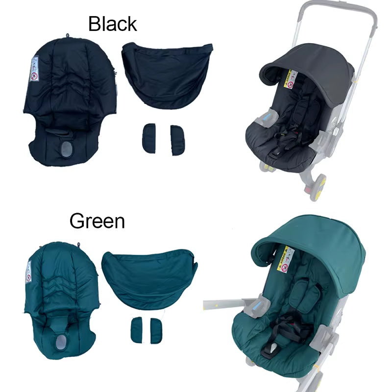 Doona Foofoo Car Seat Stroller Sunshade and Seat Cushion Change Kit