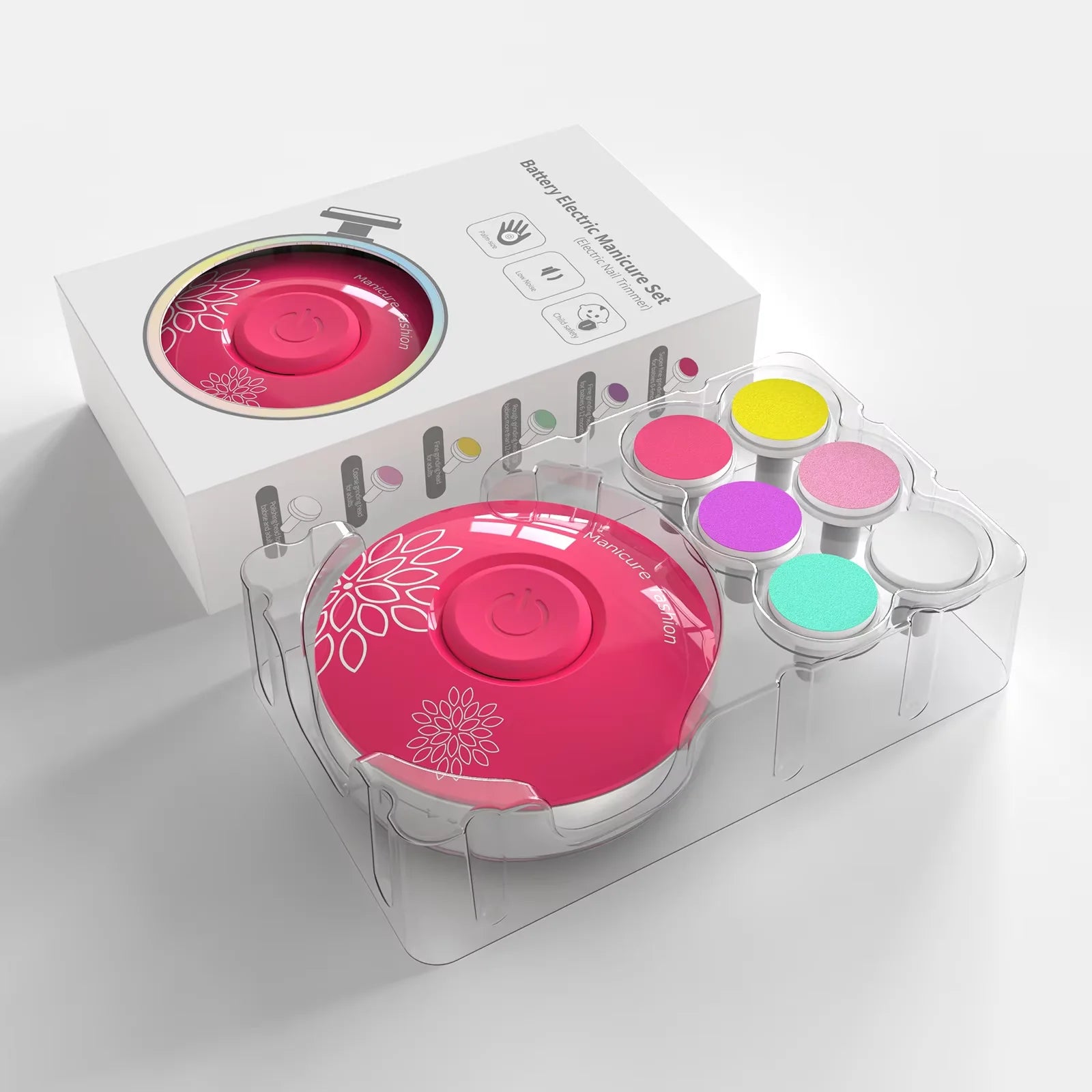 Electric Nail Trimmer and Polisher Kit for Babies - Manicure Set for Newborn Care