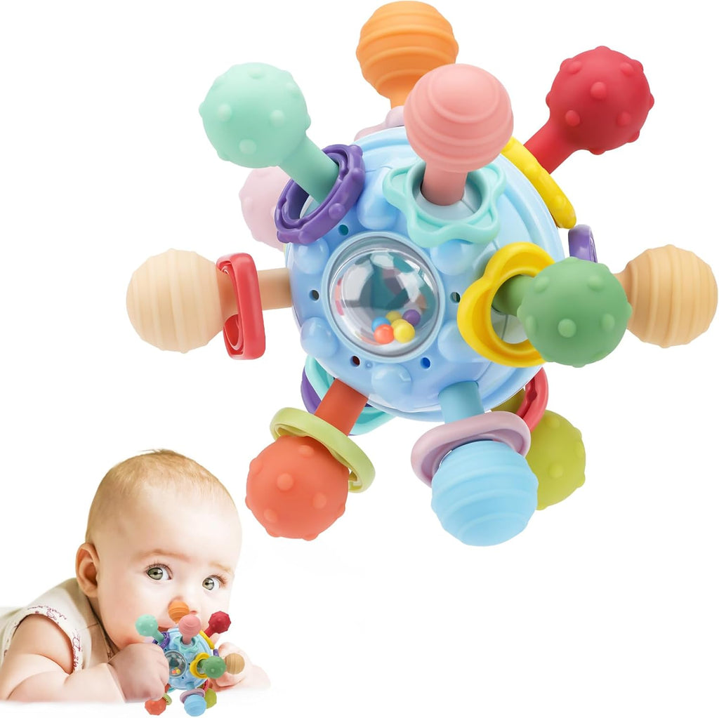 Montessori-Inspired Sensory and Teething Toys for Infants and Toddlers Aged 0-2 Years, Ideal Developmental Gifts for Boys and Girls