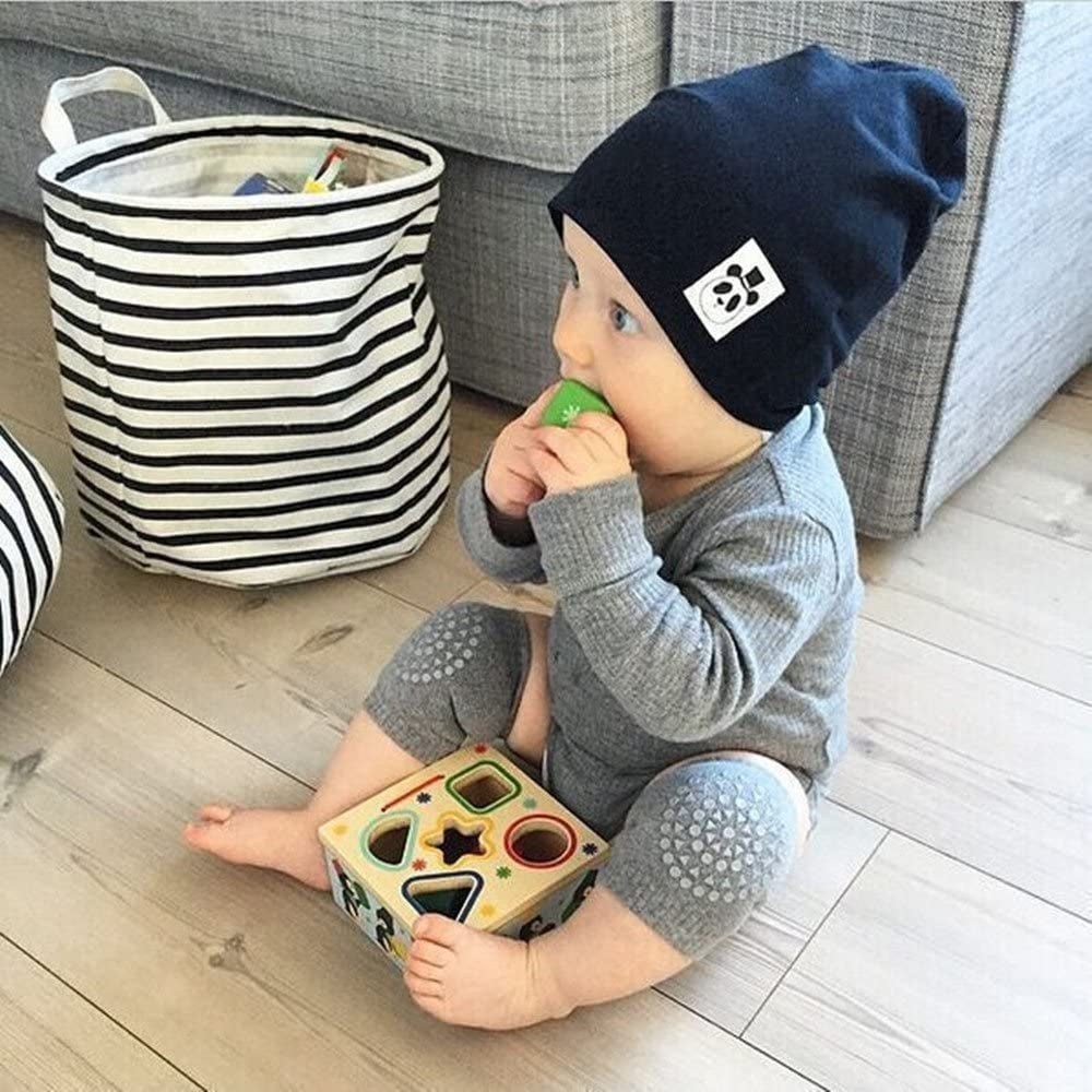 Unisex Anti-Slip Knee Pads for Infants and Toddlers - Set of 5 Pairs