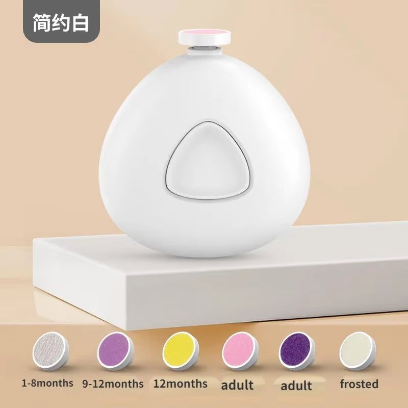 Electric Nail Trimmer and Polisher Kit for Babies - Manicure Set for Newborn Care