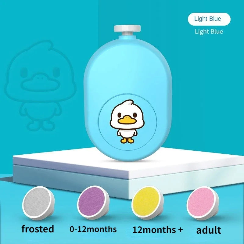 Electric Nail Trimmer and Polisher Kit for Babies - Manicure Set for Newborn Care